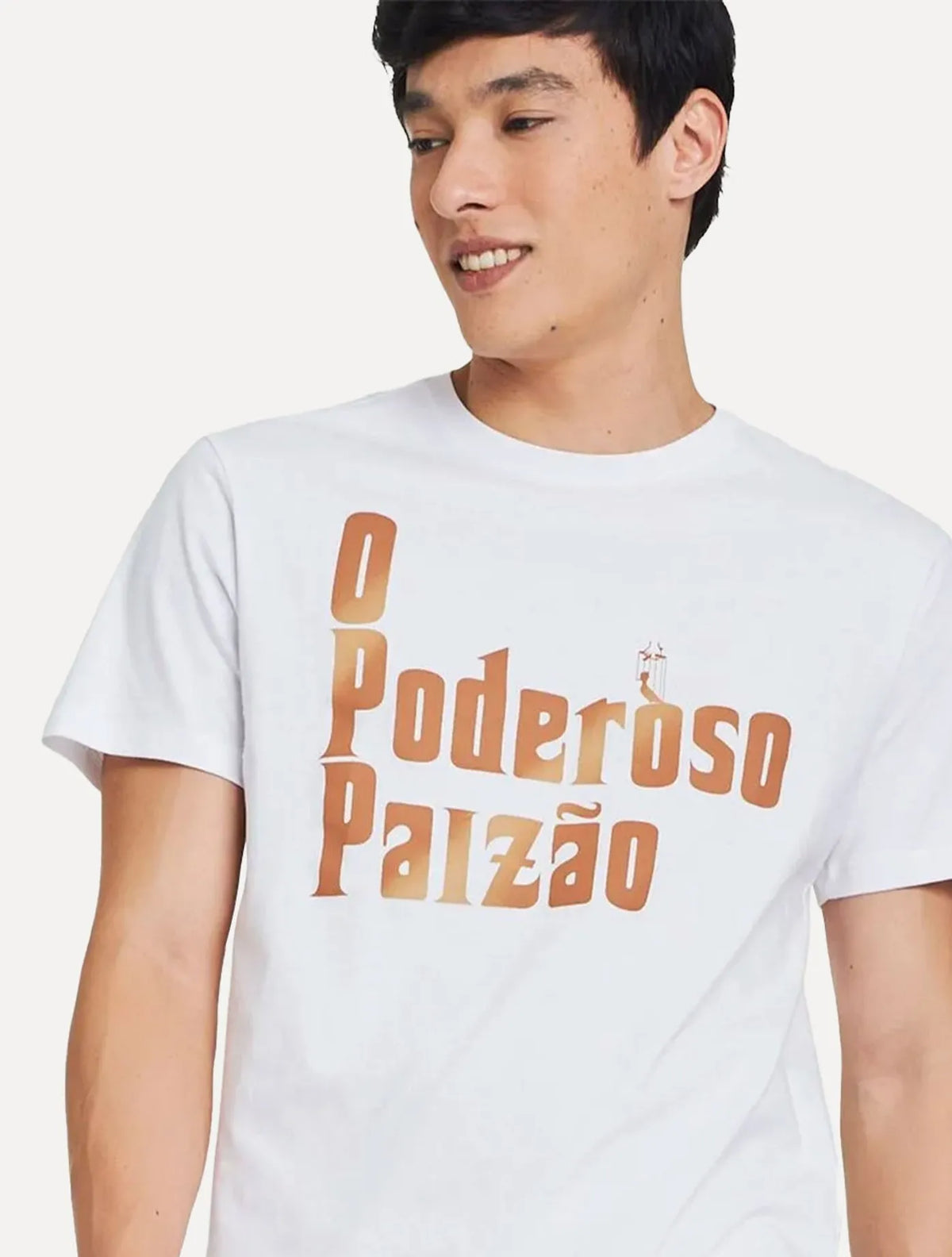 Camiseta Reserva Masculina Estampada Poderoso Paizão Branca