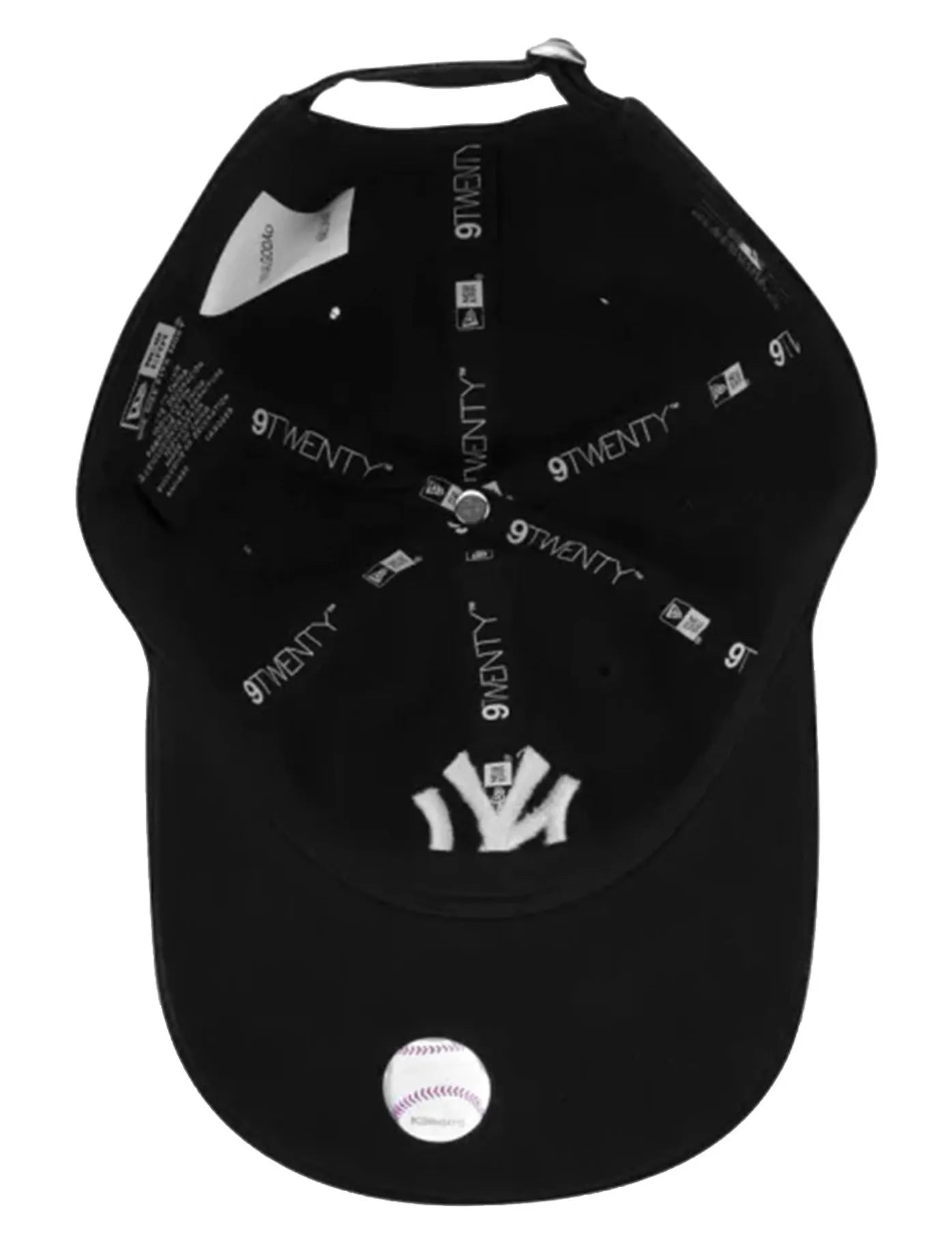 Boné New Era 9Twenty MLB New York Yankees Curved Strap Preto