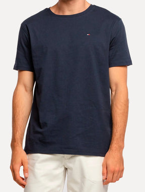 Camiseta Tommy Hilfiger Masculina Essential Cotton Azul Marinho