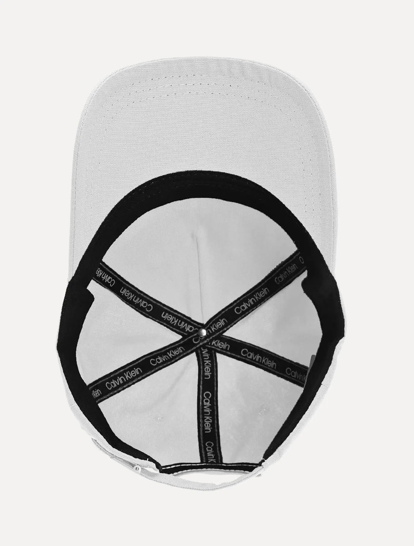 Boné Calvin Klein Masculino 5 Gomos Logo CK Bordado Branco