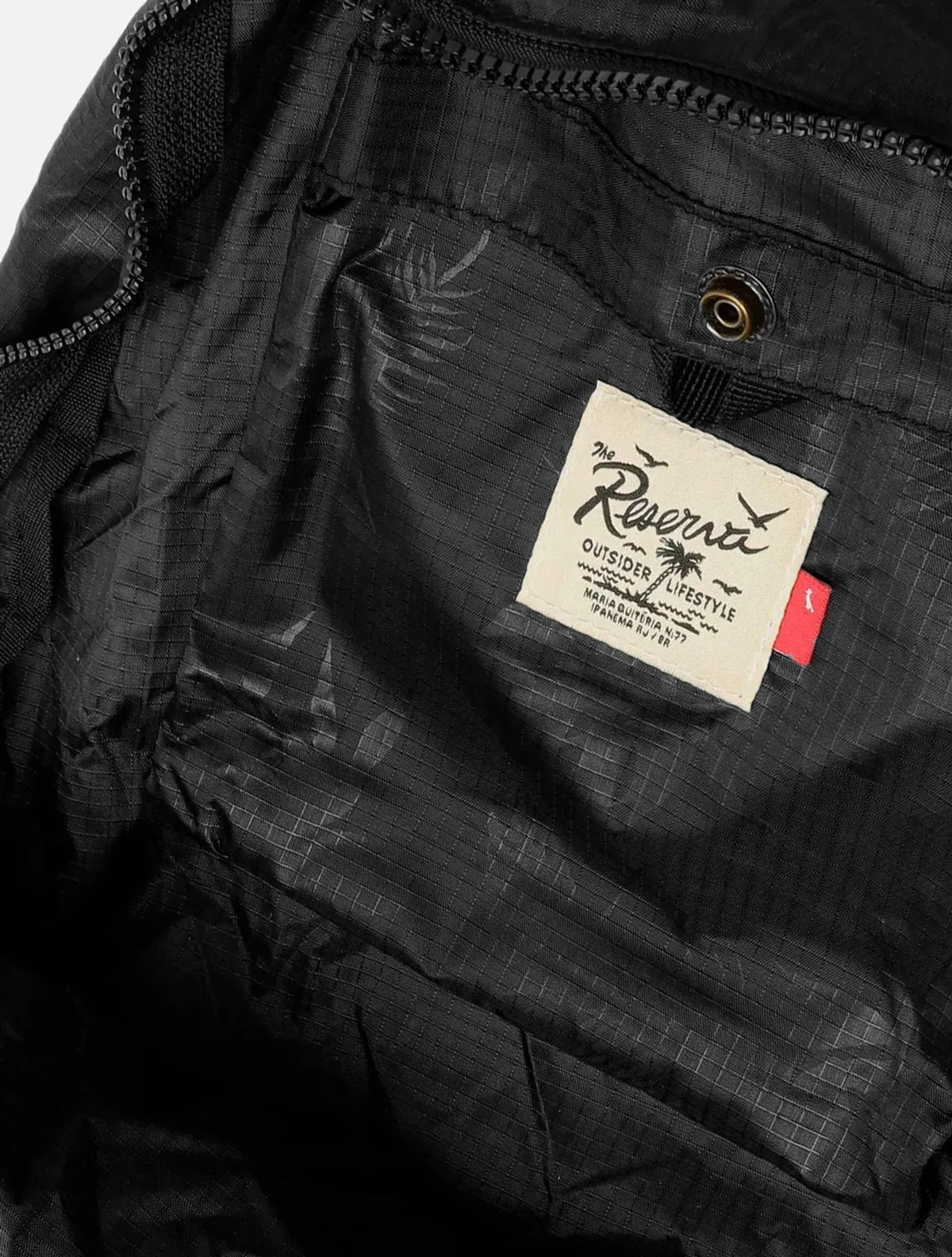 Mochila Reserva Dobrável Textura Preta