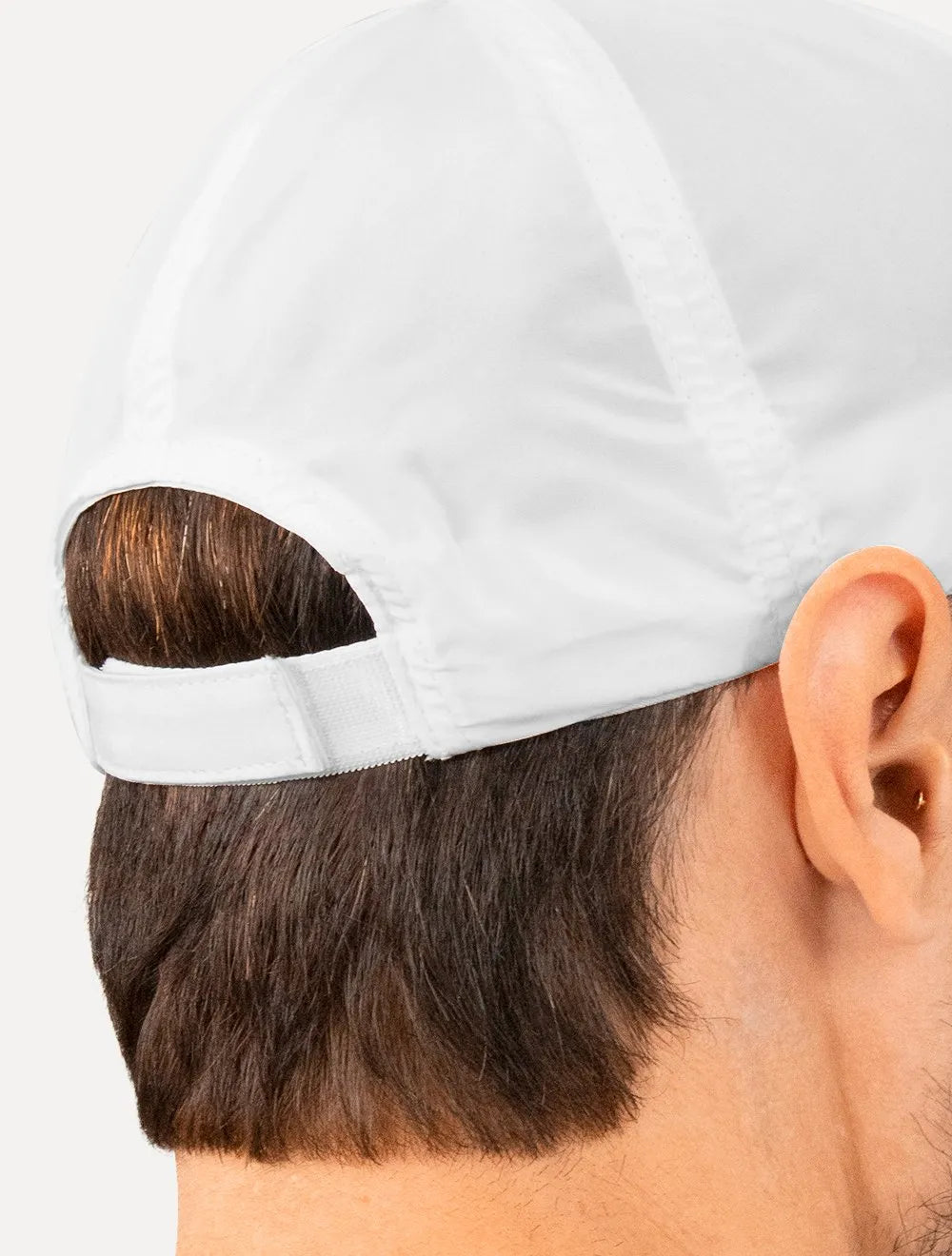 Boné Calvin Klein Masculino Swim Vertical Logo Branco