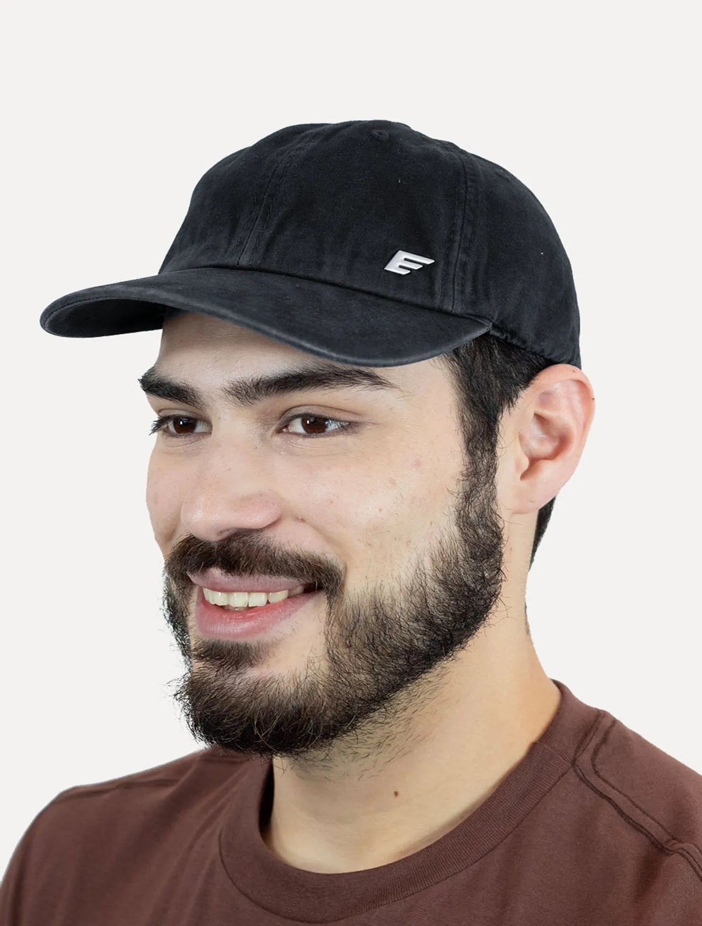 Boné Ellus Masculino Metal Logo Stoned Chumbo