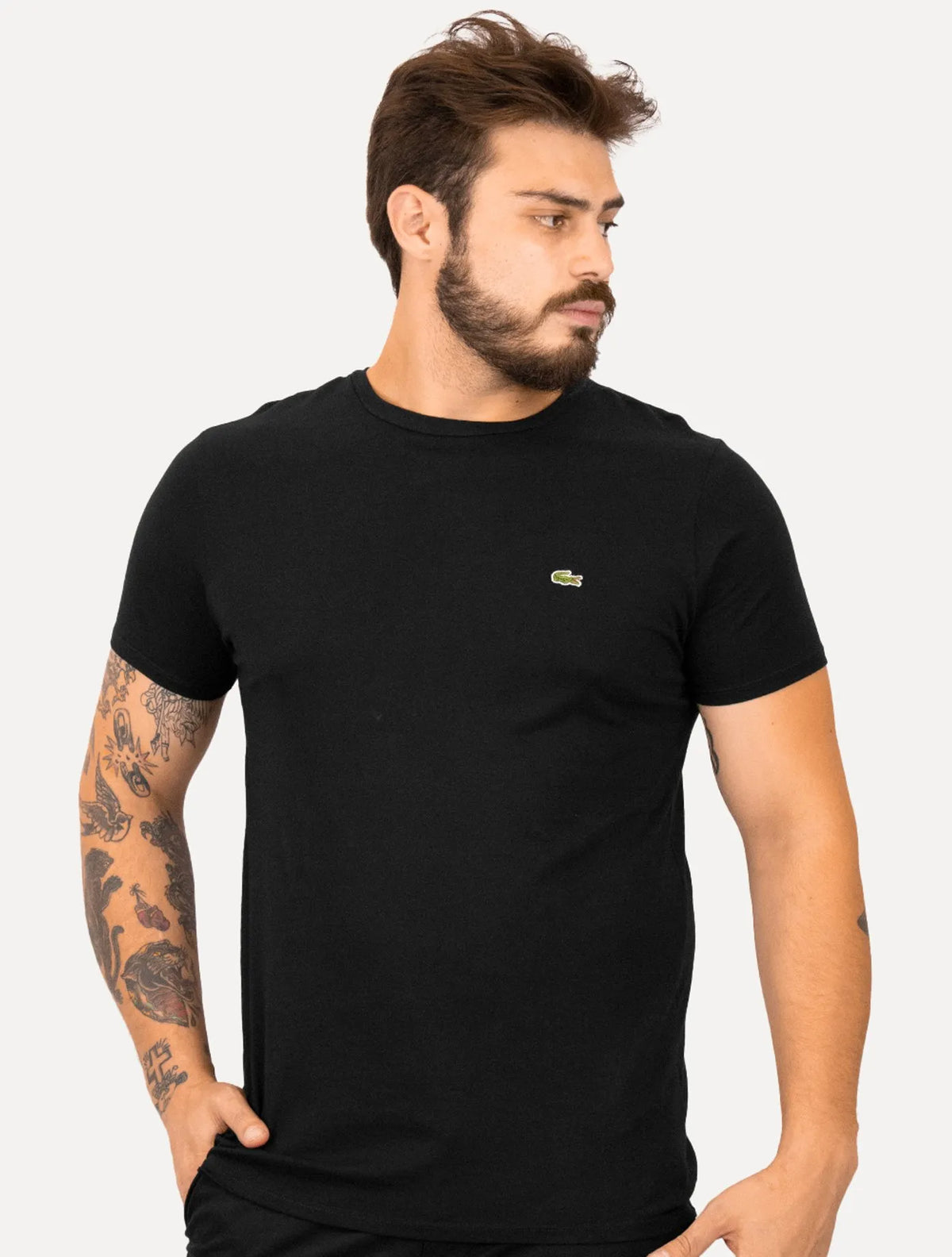 Camiseta Lacoste | Jersey Pima Cotton Preta