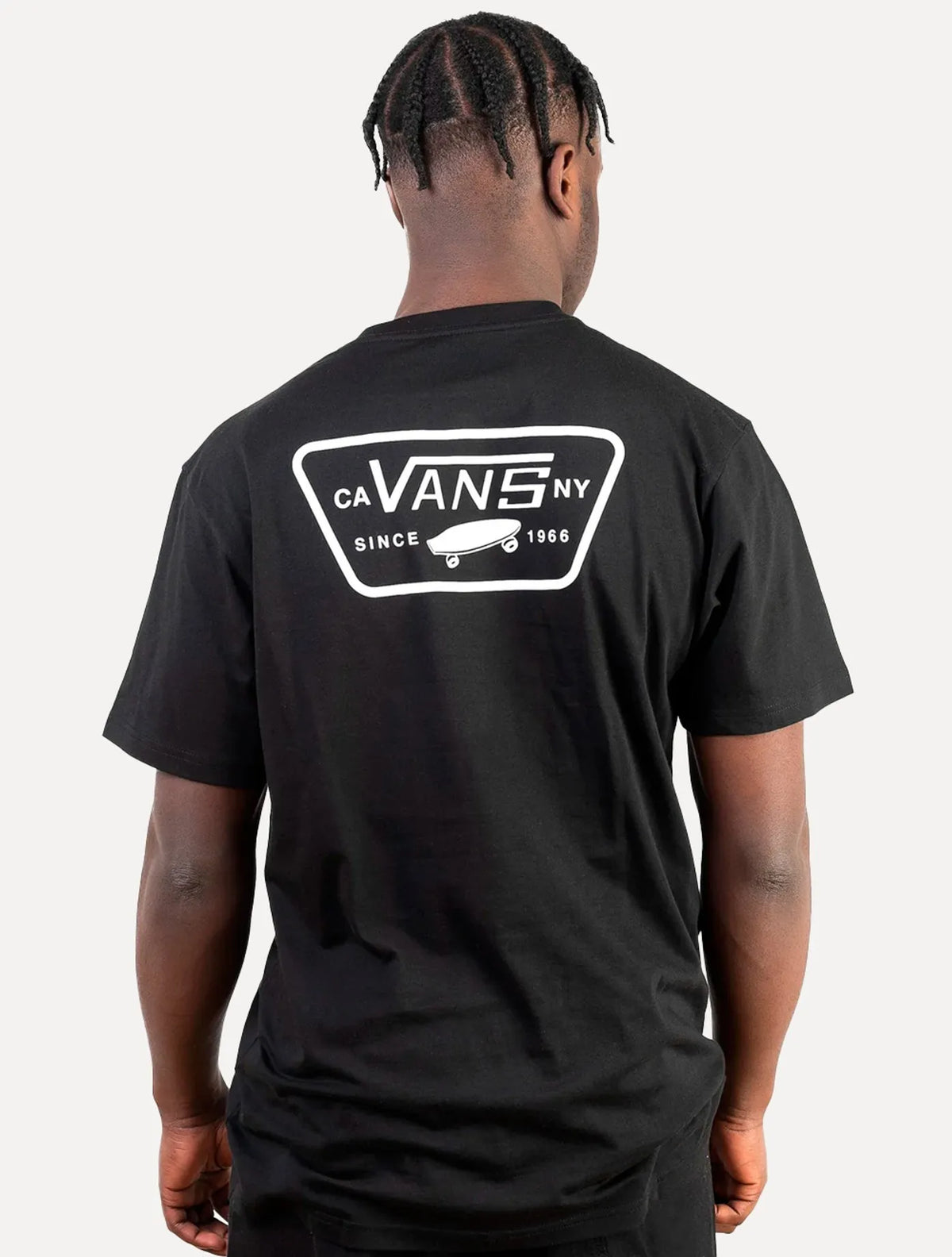 Camiseta Vans Masculina Full Patch Back Preta