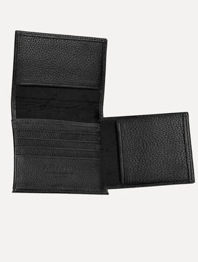 Carteira Aramis Masculina Couro Slim Floater Vertical Preto