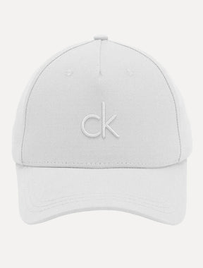 Boné Calvin Klein Masculino 5 Gomos Logo CK Bordado Branco