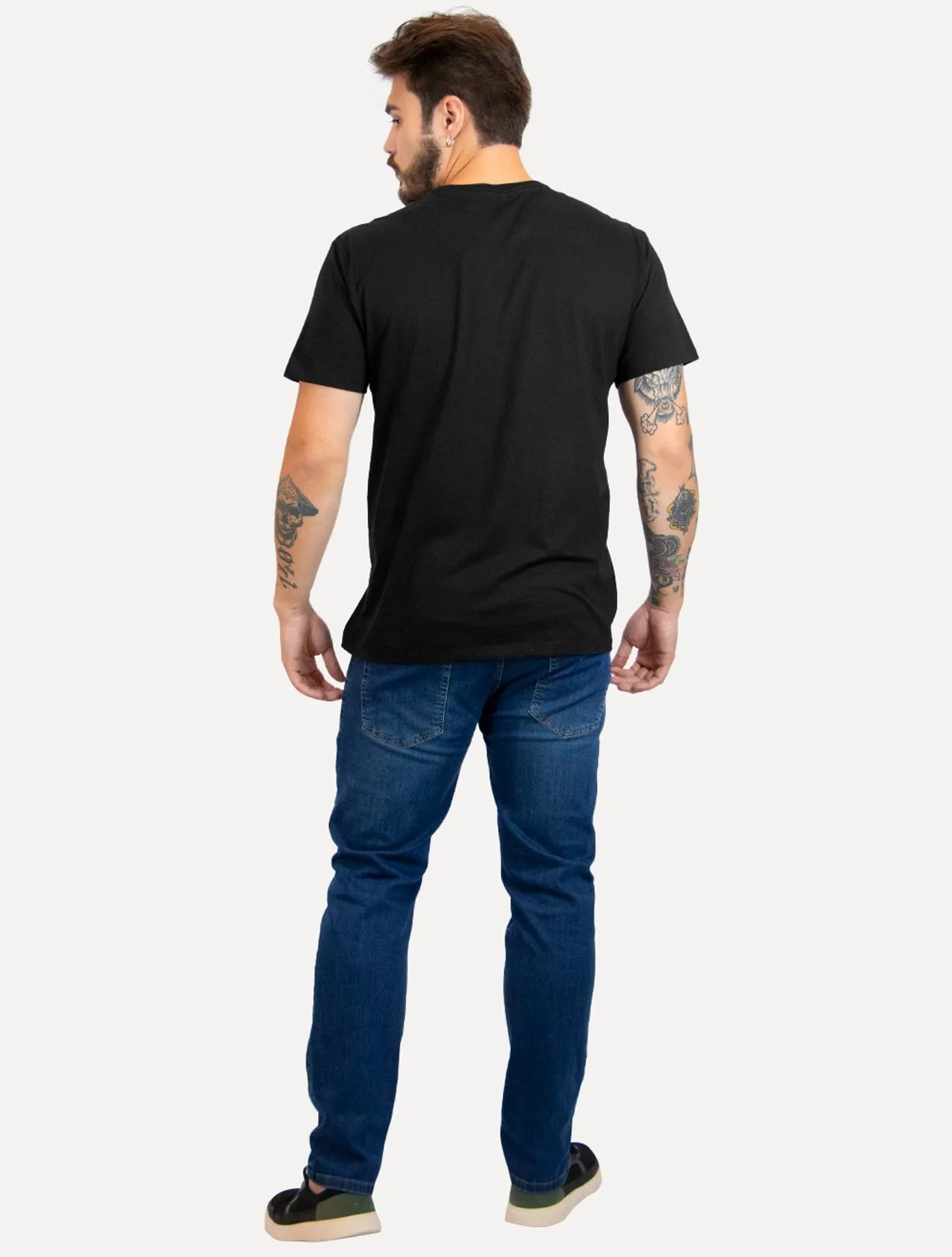 Camiseta Reserva Masculina Básica Brasa Red Preta