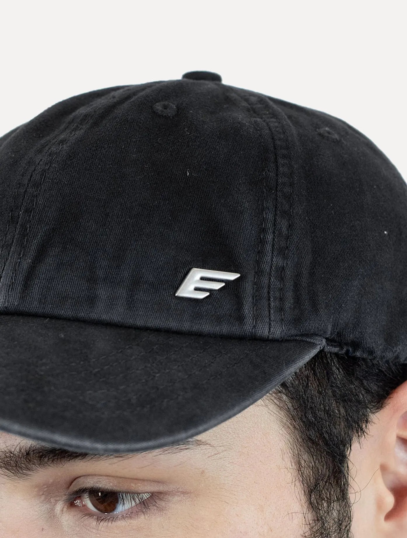 Boné Ellus Masculino Metal Logo Stoned Chumbo